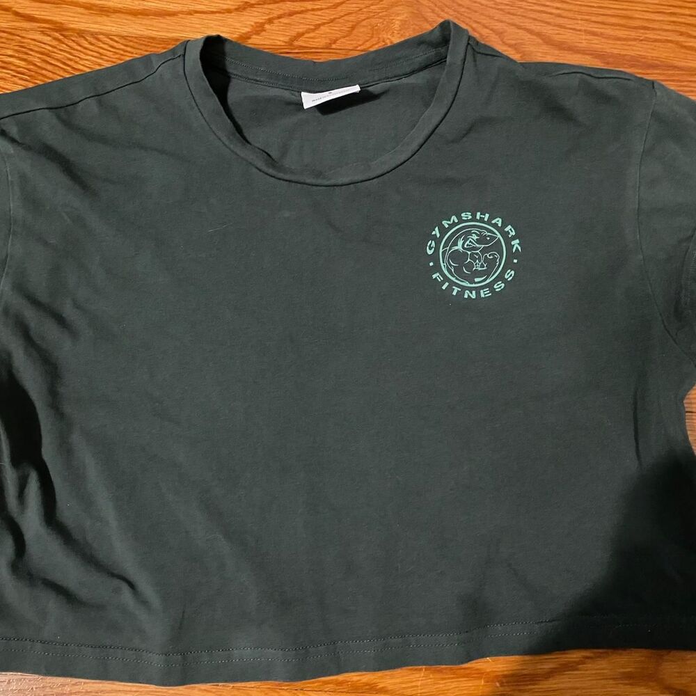 Gymshark Women's Black Crop-top Size Small